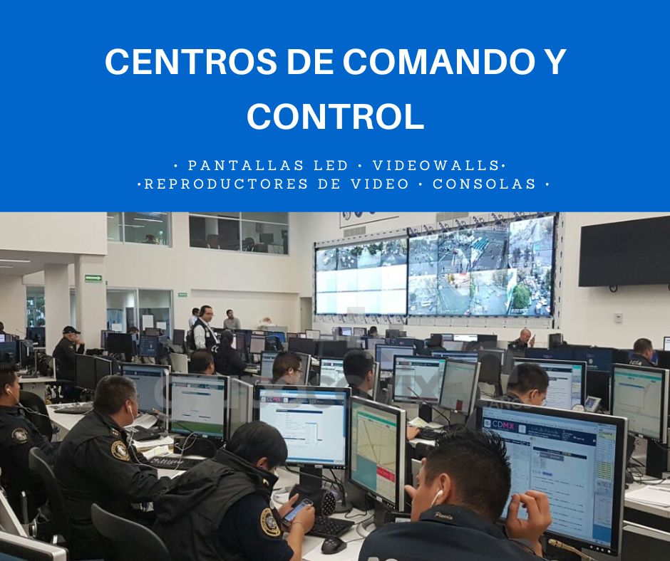 El mejor equipamiento para Centros de Comando y Control