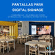 Mejora la experiencia de tus clientes con Pantallas para Digital Signage