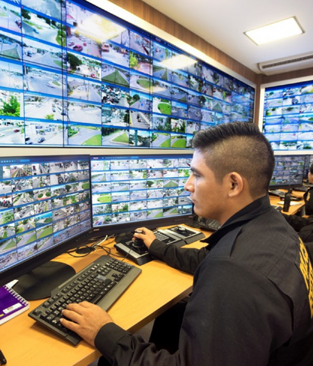 Videowall para seguridad física y vigilancia en tiempo real