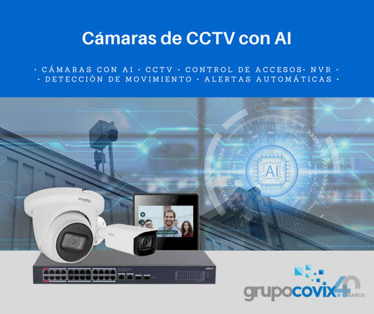 ¿Cómo funcionan las cámaras de CCTV con Inteligencia Artificial?