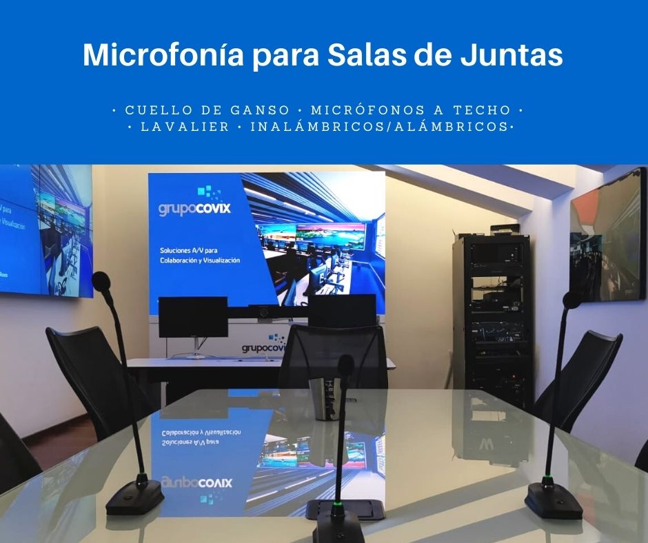 ¿Qué tipo de microfonía es la ideal para mi Sala de Juntas?