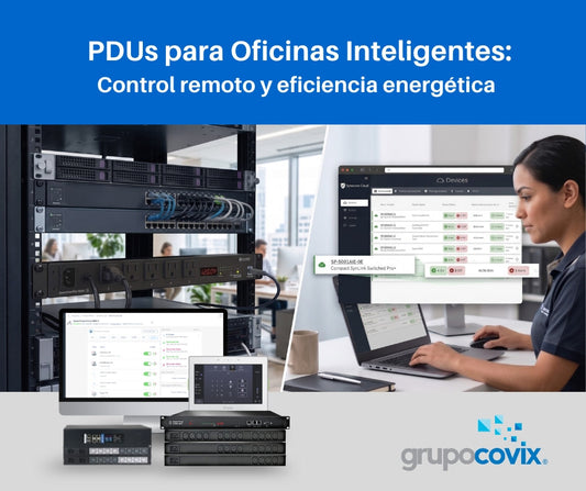 PDU para oficinas inteligentes gestion remota de energia