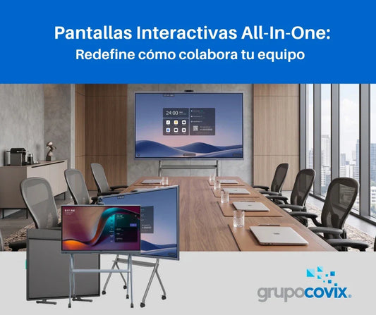 Pantalla Intenteractiva All in One Meeting Board Maxhub Yealink Logitech