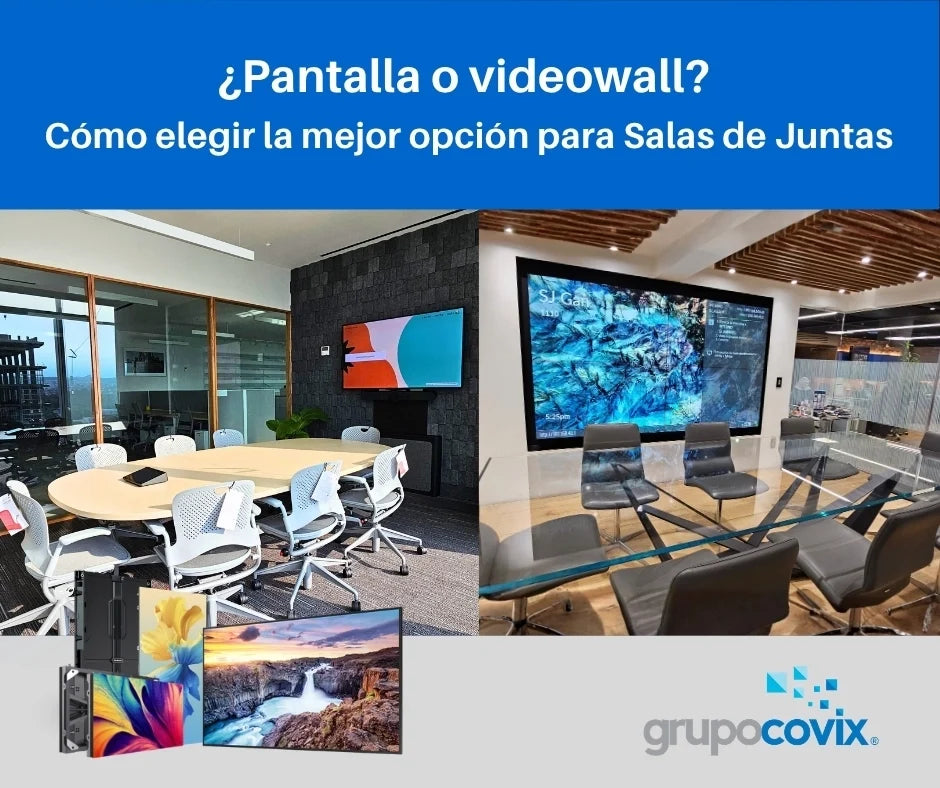 Pantallas o videowall Grupo Covix
