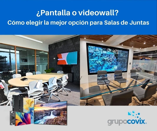 Pantallas o videowall Grupo Covix