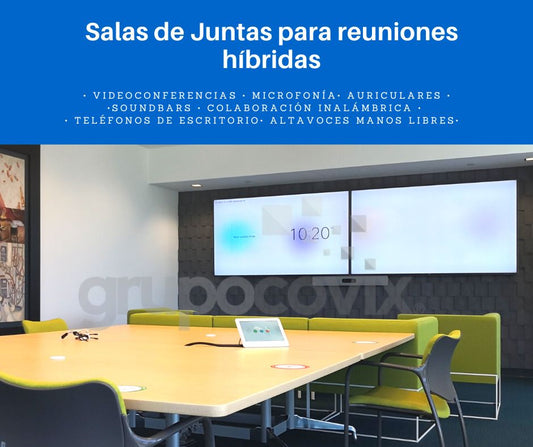 La importancia de contar con Salas de Juntas para reuniones híbridas