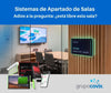Sistema de apartado de salas Crestron, Logitech, Biamp, Yealink