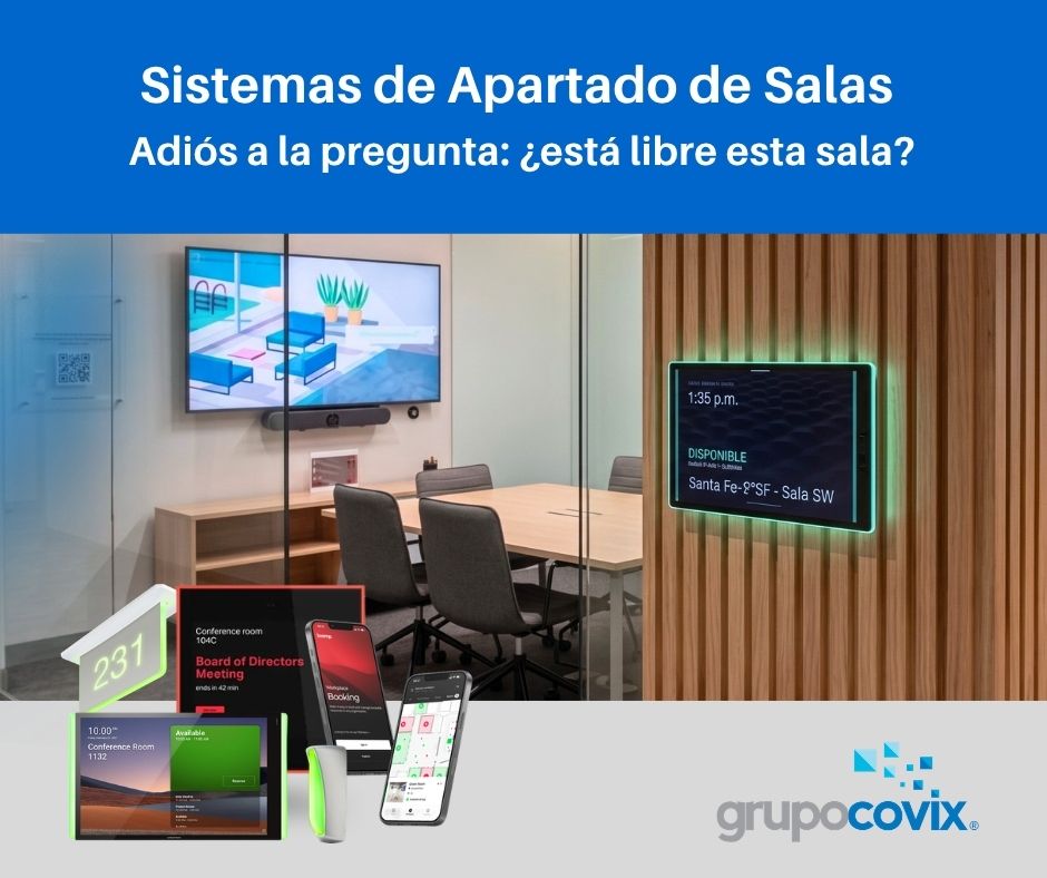 Sistema de apartado de salas Crestron, Logitech, Biamp, Yealink