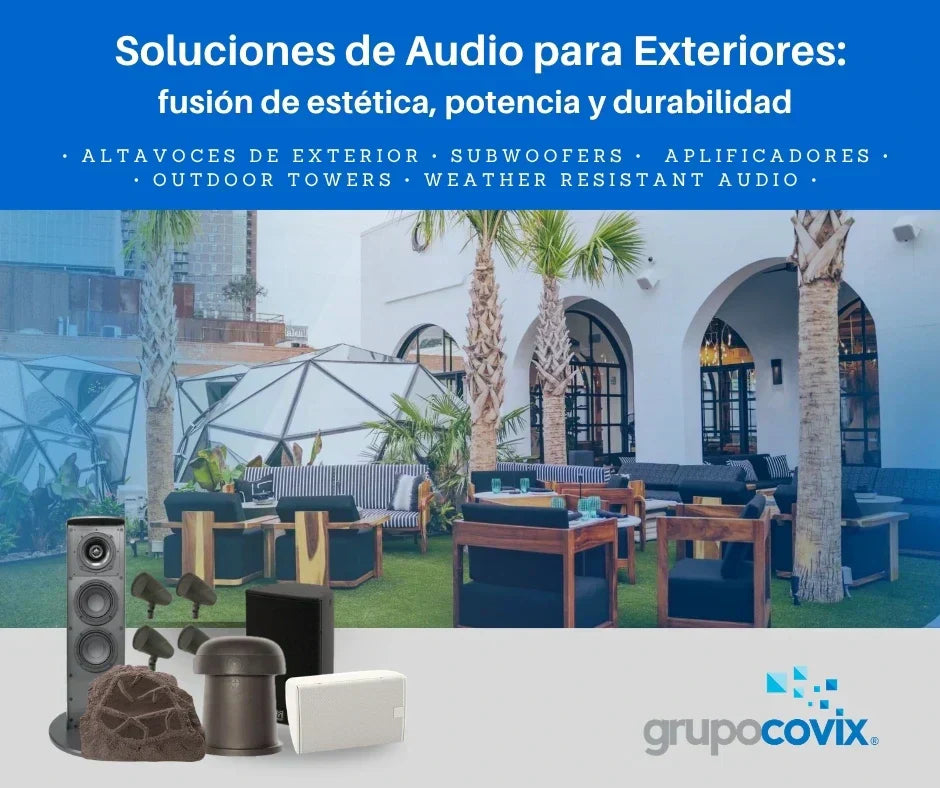 Integrador de Soluciones de Audio para Exteriores 