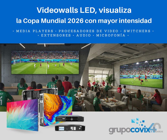 Videowalls LED se destacan como la Solución AV ideal para transmitir eventos en vivo